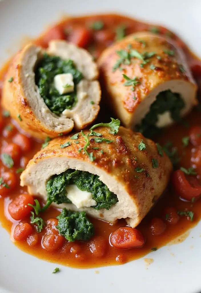 30 Pork Chops in Tomato Sauce Recipes for Family Dinners 15 30 Pork Chops in Tomato Sauce Recipes for Family Dinners - 3. Mediterranean Stuffed Pork Chops