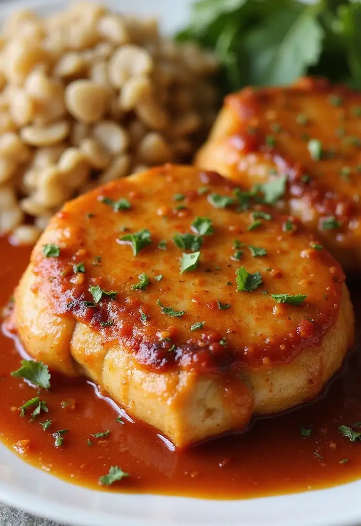 30 Pork Chops in Tomato Sauce Recipes for Family Dinners 36 30 Pork Chops in Tomato Sauce Recipes for Family Dinners - 6. Honey Mustard Pork Chops