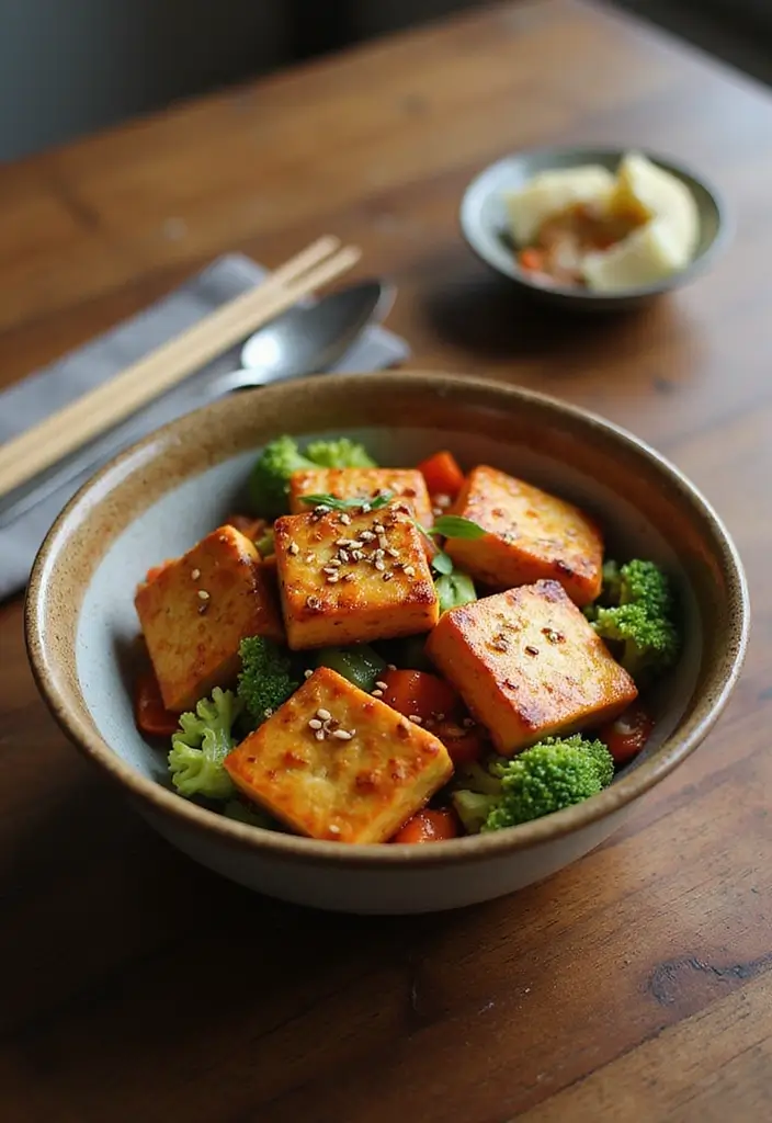 30+ Recipes with Chili Garlic Sauce for a Spicy Kick 1 30+ Recipes with Chili Garlic Sauce for a Spicy Kick - 1. Spicy Chili Garlic Tofu Stir-Fry