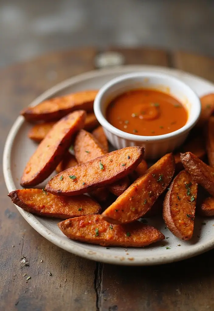 30+ Recipes with Chili Garlic Sauce for a Spicy Kick 67 30+ Recipes with Chili Garlic Sauce for a Spicy Kick - 11. Chili Garlic Sweet Potato Fries