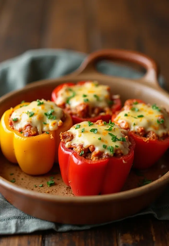 30+ Recipes with Chili Garlic Sauce for a Spicy Kick 84 30+ Recipes with Chili Garlic Sauce for a Spicy Kick - 14. Chili Garlic Stuffed Bell Peppers