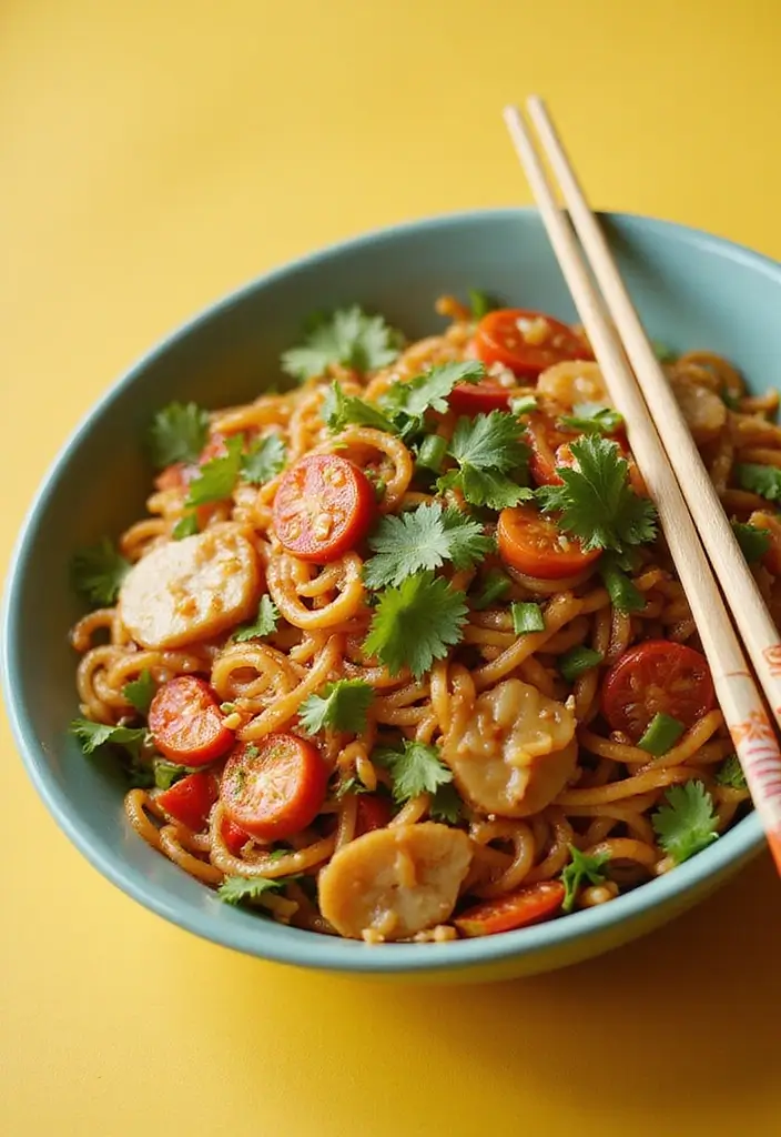 30+ Recipes with Chili Garlic Sauce for a Spicy Kick 8 30+ Recipes with Chili Garlic Sauce for a Spicy Kick - 2. Chili Garlic Noodle Salad