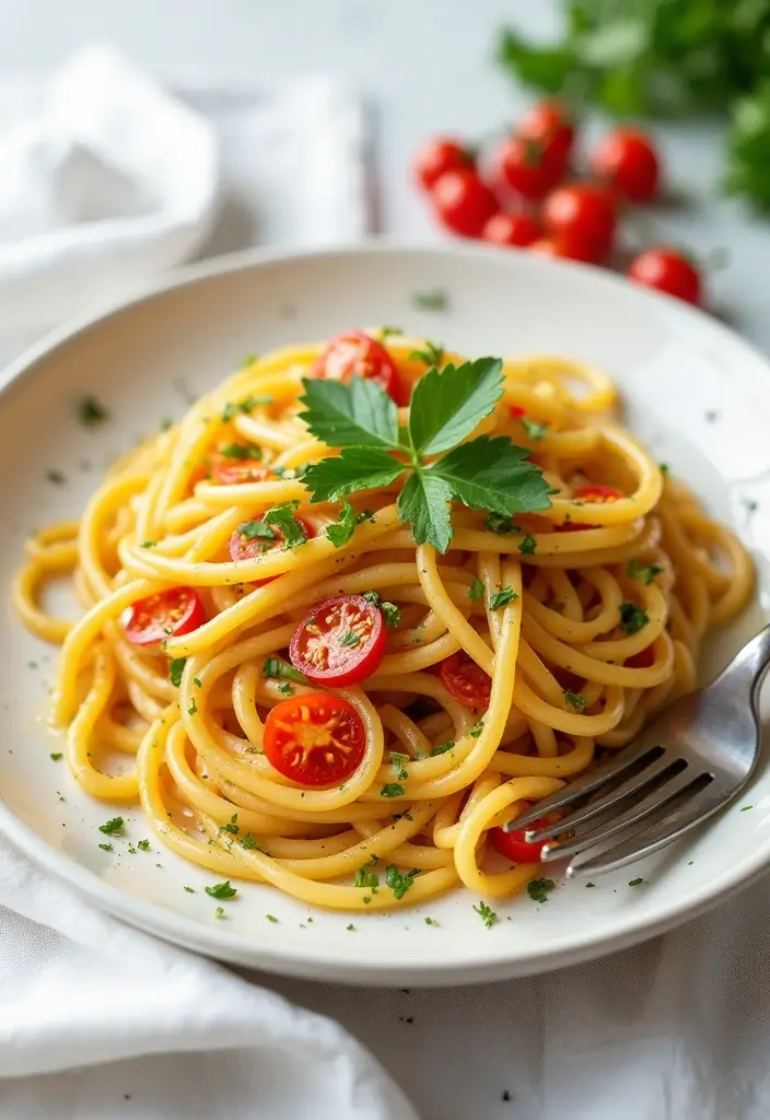 30+ Recipes with Chili Garlic Sauce for a Spicy Kick 133 30+ Recipes with Chili Garlic Sauce for a Spicy Kick - 21. Chili Garlic Spaghetti Aglio e Olio