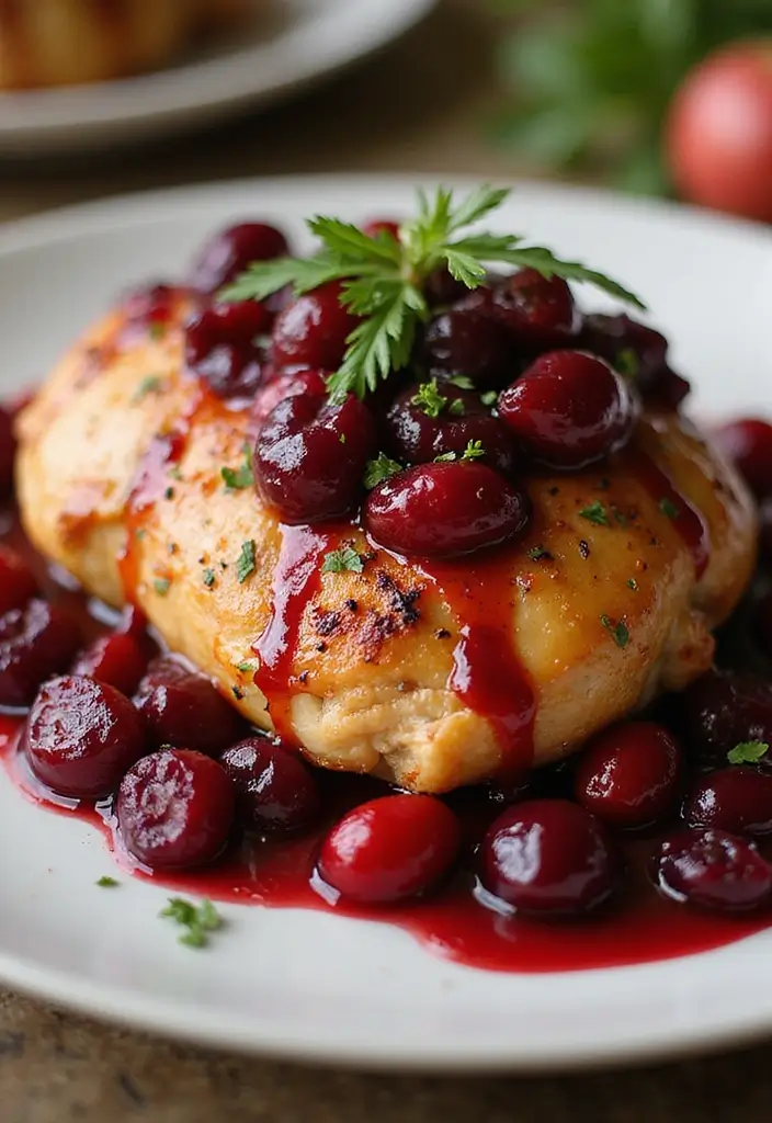 30+ Recipes with Cranberry Sauce for Holidays and Beyond 1 30+ Recipes with Cranberry Sauce for Holidays and Beyond - 1. Savory Cranberry Glazed Chicken