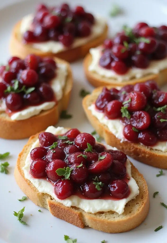 30+ Recipes with Cranberry Sauce for Holidays and Beyond 64 30+ Recipes with Cranberry Sauce for Holidays and Beyond - 10. Cranberry Sauce and Brie Crostini