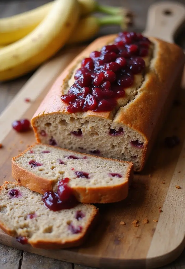 30+ Recipes with Cranberry Sauce for Holidays and Beyond 71 30+ Recipes with Cranberry Sauce for Holidays and Beyond - 11. Cranberry Sauce Banana Bread
