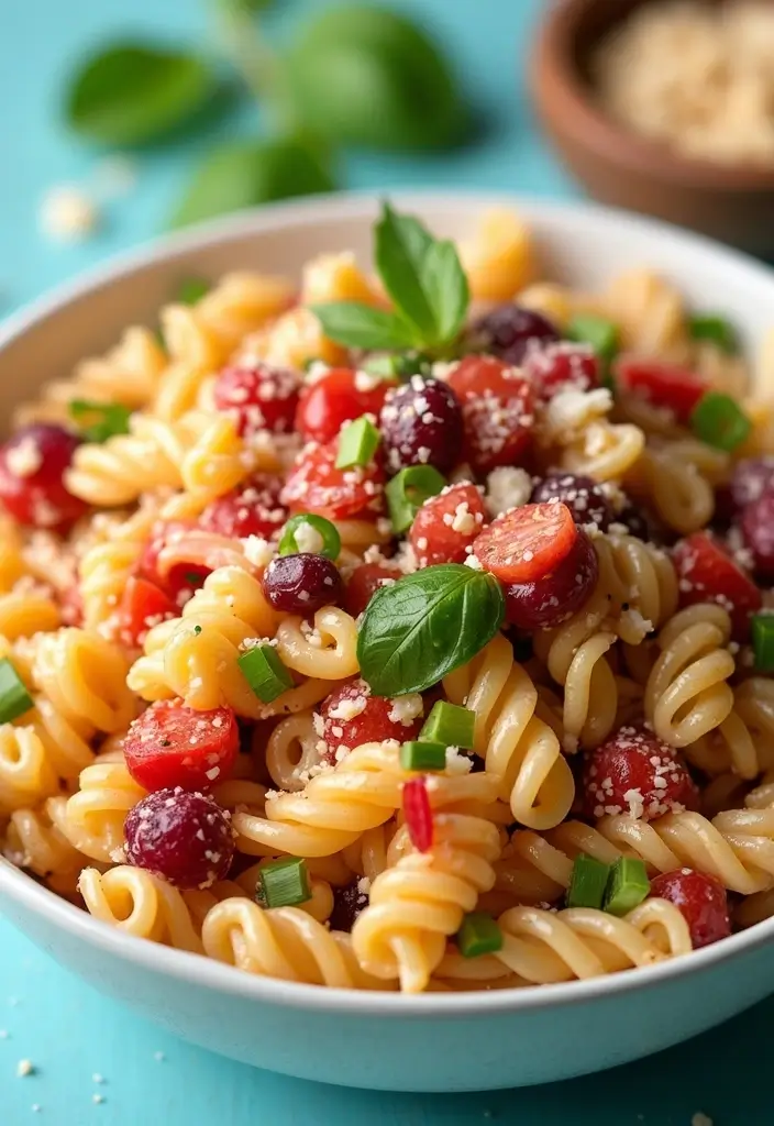 30+ Recipes with Cranberry Sauce for Holidays and Beyond 128 30+ Recipes with Cranberry Sauce for Holidays and Beyond - 20. Cranberry Sauce Pasta Salad