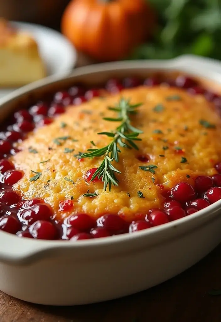 30+ Recipes with Cranberry Sauce for Holidays and Beyond 142 30+ Recipes with Cranberry Sauce for Holidays and Beyond - 22. Cranberry Sauce and Cornbread Casserole
