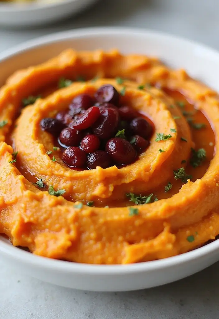 30+ Recipes with Cranberry Sauce for Holidays and Beyond 149 30+ Recipes with Cranberry Sauce for Holidays and Beyond - 23. Cranberry Sauce and Sweet Potato Mash
