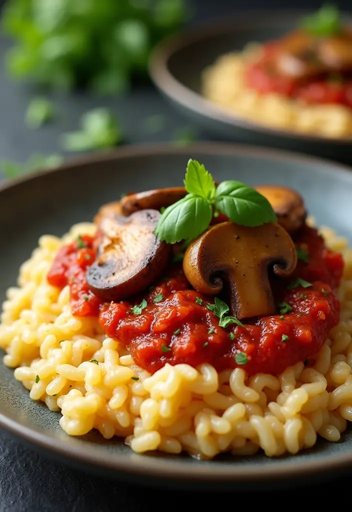 30 Recipes with Marinara Sauce for Every Pasta Night 76 30 Recipes with Marinara Sauce for Every Pasta Night - 12. Marinara and Mushroom Risotto