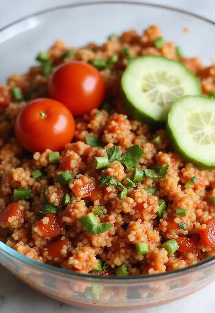 30 Recipes with Marinara Sauce for Every Pasta Night 97 30 Recipes with Marinara Sauce for Every Pasta Night - 15. Marinara and Quinoa Salad