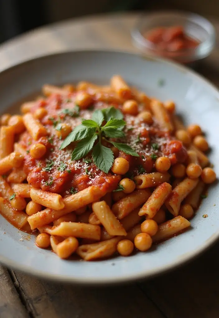 30 Recipes with Marinara Sauce for Every Pasta Night 111 30 Recipes with Marinara Sauce for Every Pasta Night - 17. Marinara Chickpea Pasta