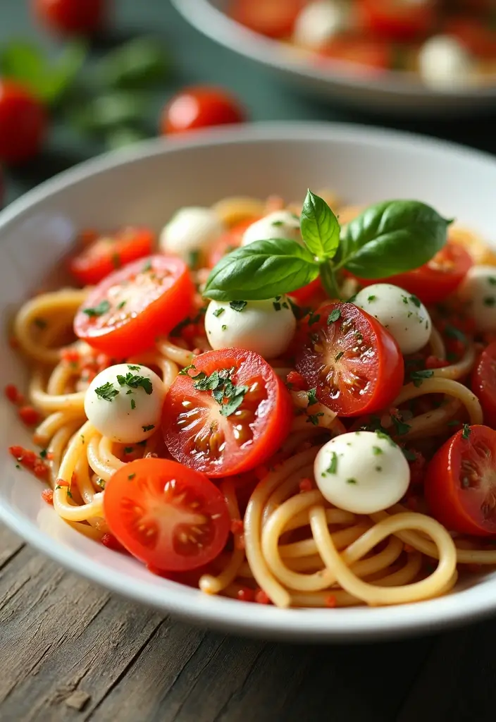 30 Recipes with Marinara Sauce for Every Pasta Night 123 30 Recipes with Marinara Sauce for Every Pasta Night - 19. Marinara Caprese Pasta