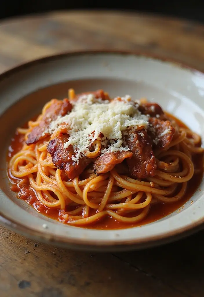30 Recipes with Marinara Sauce for Every Pasta Night 142 30 Recipes with Marinara Sauce for Every Pasta Night - 22. Marinara and Bacon Pasta