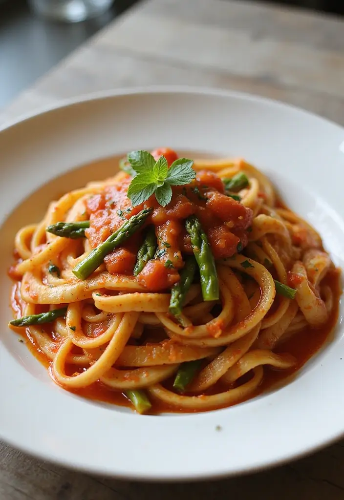 30 Recipes with Marinara Sauce for Every Pasta Night 163 30 Recipes with Marinara Sauce for Every Pasta Night - 25. Marinara and Asparagus Pasta