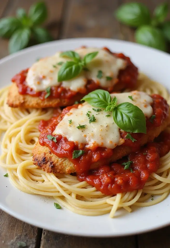 30 Recipes with Marinara Sauce for Every Pasta Night 15 30 Recipes with Marinara Sauce for Every Pasta Night - 3. Marinara Chicken Parmesan