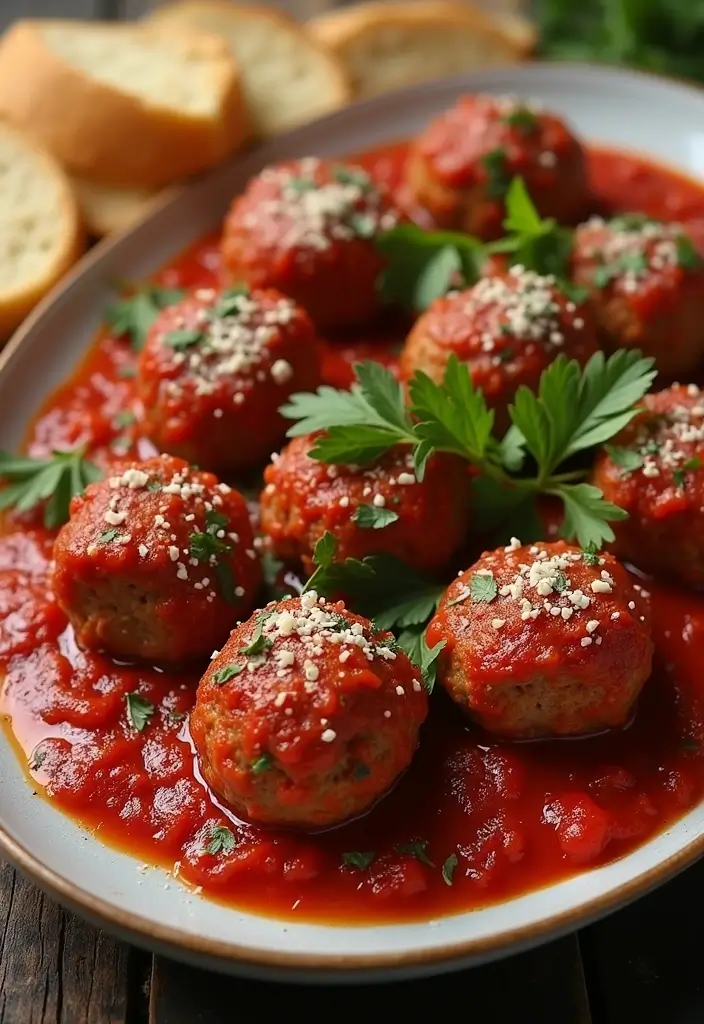 30 Recipes with Marinara Sauce for Every Pasta Night 48 30 Recipes with Marinara Sauce for Every Pasta Night - 8. Marinara Meatballs